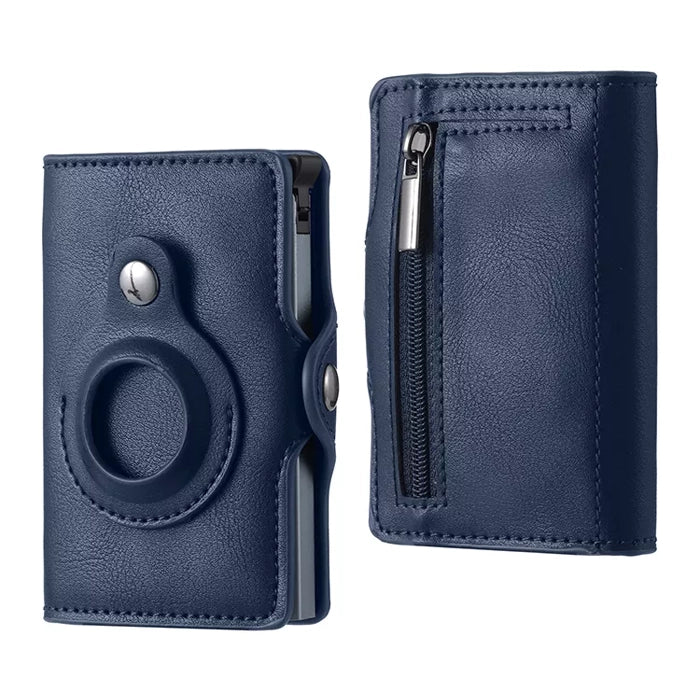 Billetera de Cuero con compartimiento de AirTag